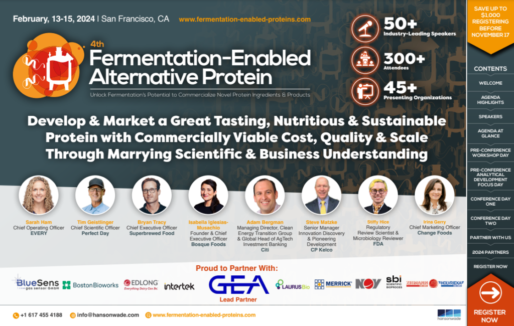 4th Fermentation-Enabled Alternative Protein Summit | Home